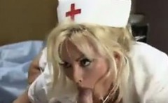 Blonde Nurse Giving A Handjob
